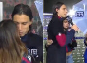 Serie A: on the occasion or in Serie A: the face of the reporter by the position of the player’s girlfriend