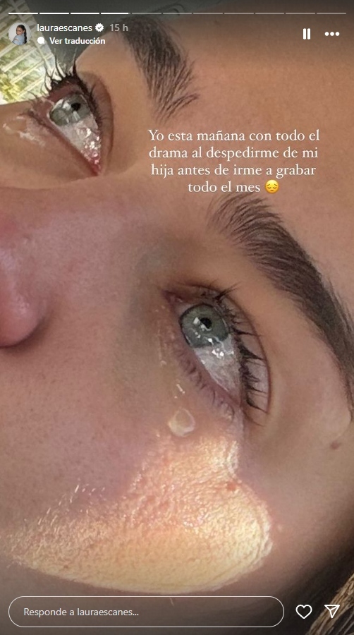 Laura Escanes breaks down in tears on Instagram after saying goodbye to her Gypsy daughter: "The whole month"