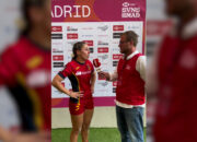 Mara Ribera and Amaya irpina analyze the first day of the HSBC Sevens tournament in Madrid