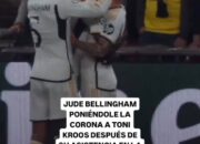 Real Madrid: what no one saw in the celebration of Carvajal’s goal: Bellingham’s unique gesture with a cross