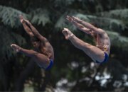 Garka Boissier and Juan Pablo Cortes, European silver in 3-meter platform jumps