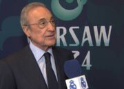 Florentino Perez’s smile speaks of Mbappe’s first goal: “this will give us energy”