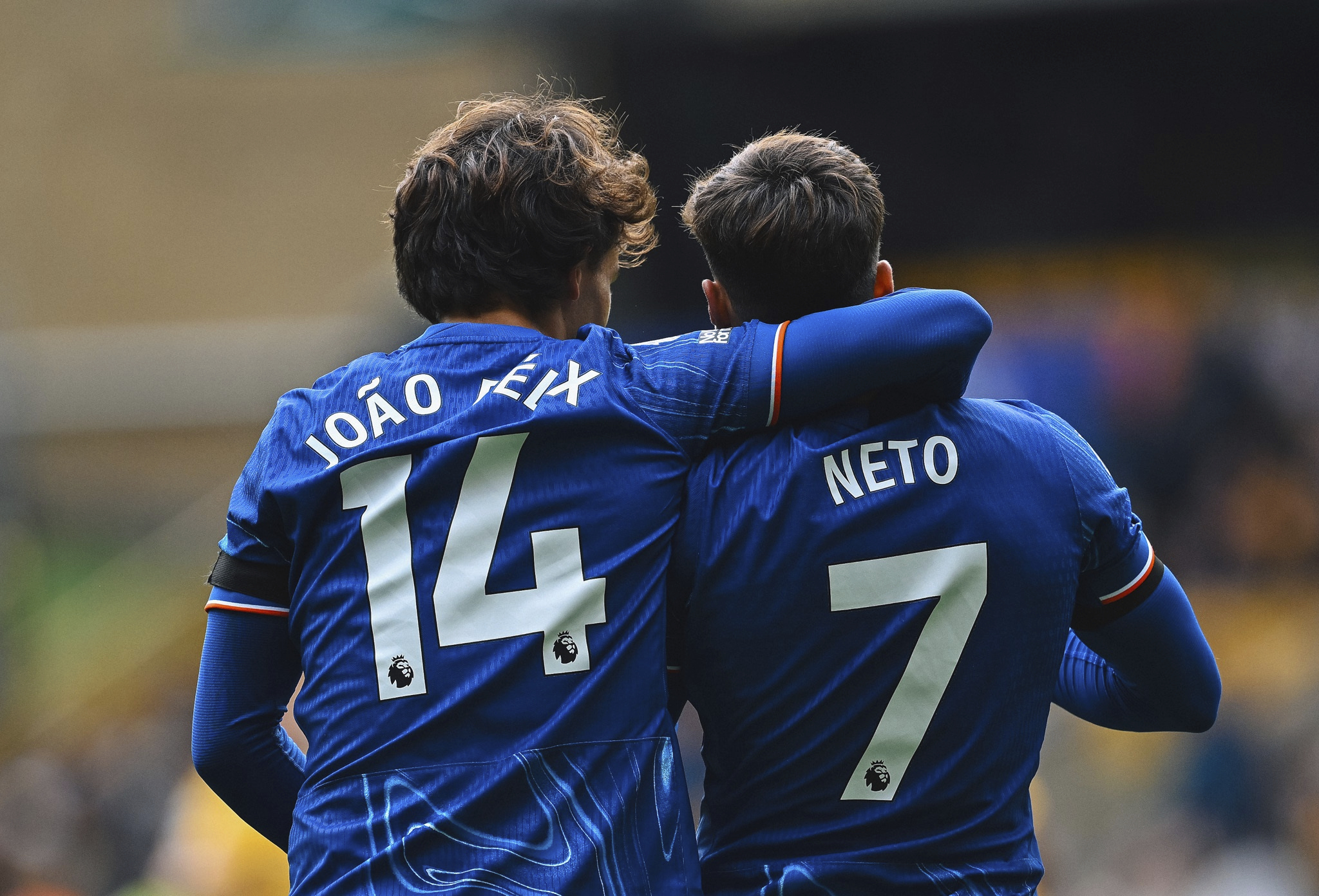 Joao Felix, celebrating with Neto