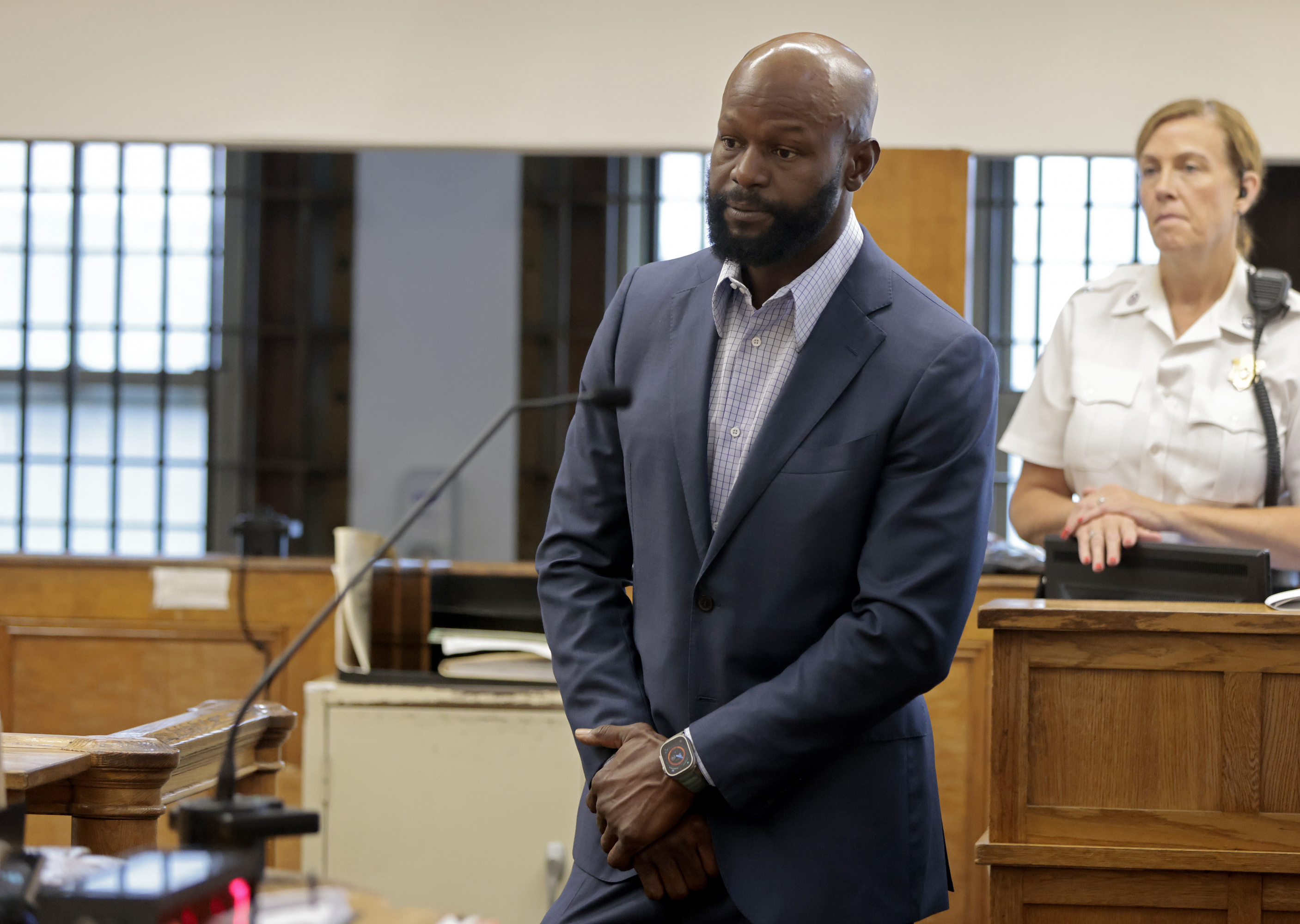 Gosder cherylus during the trial at the East Boston courthouse.