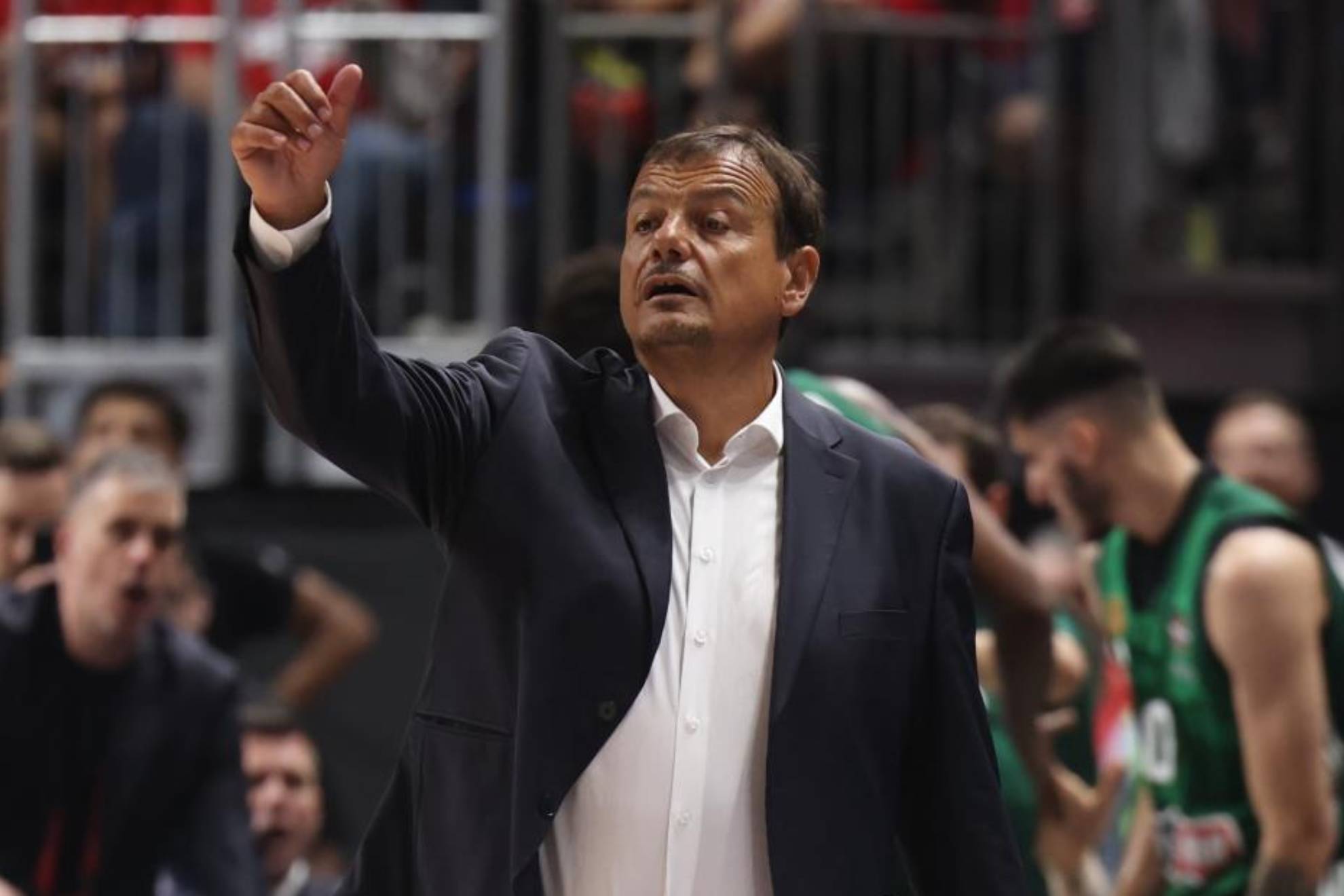 Ergen Ataman, during the Panathinaikos match.