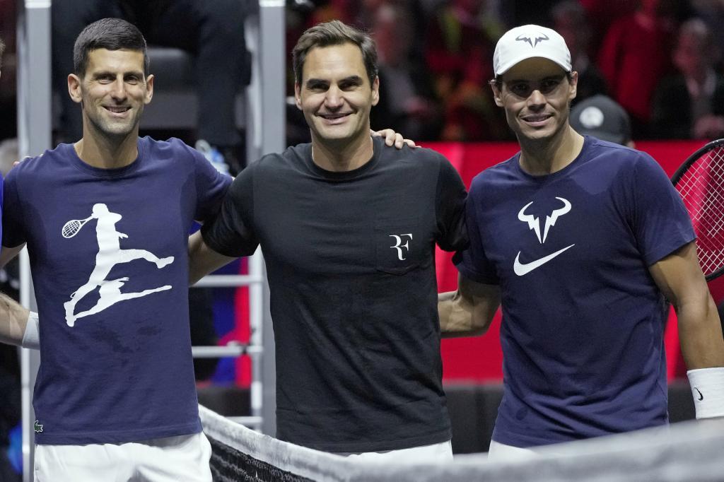 Djokovic, Federer and Nadal