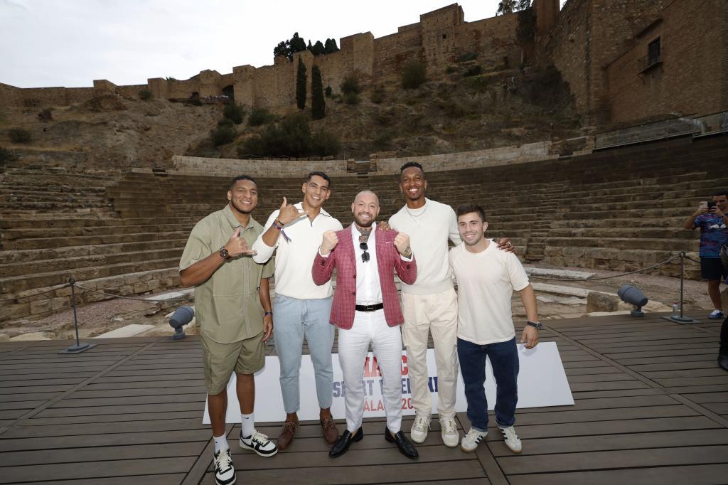 McGregor, with the first medalists