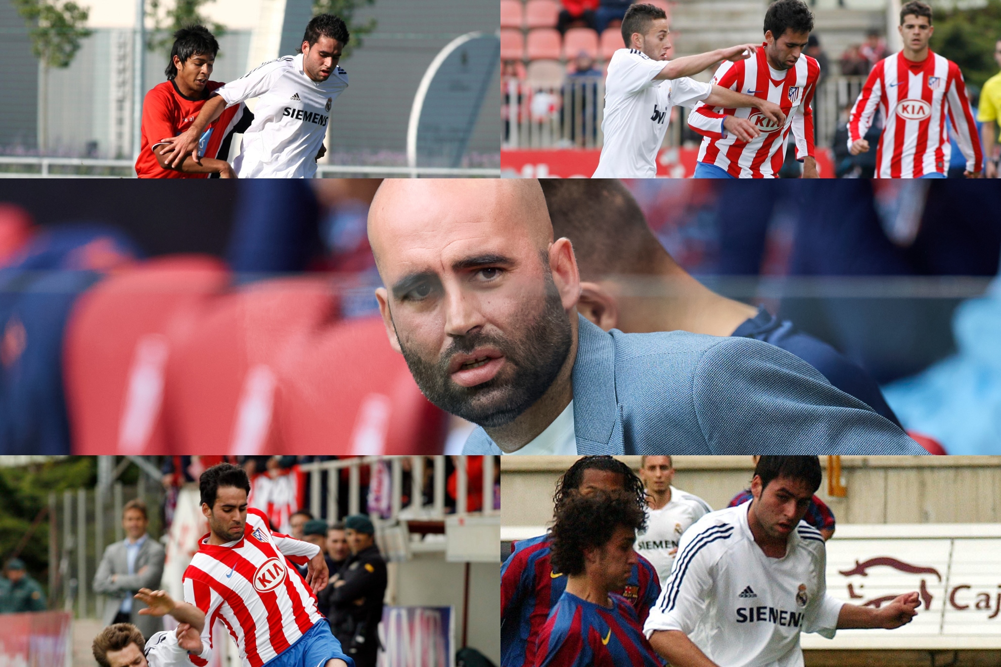 Claudio germildez in his time as Madridista, Rojiblanco and now as Celta coach.