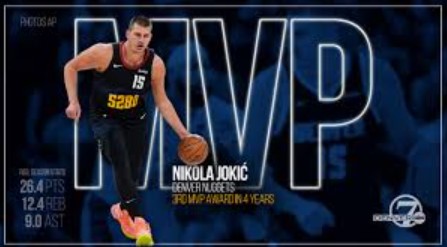 Nikola Jokic, the best player of 2024.