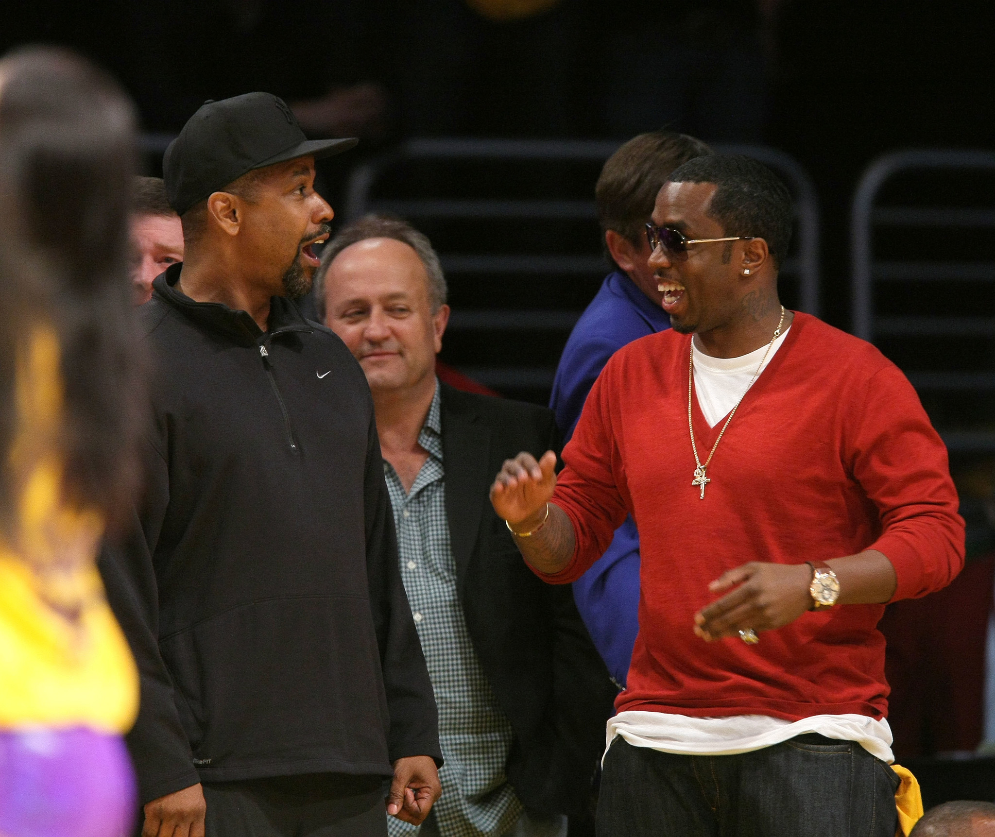 Denzel Washington and Sean Combs.