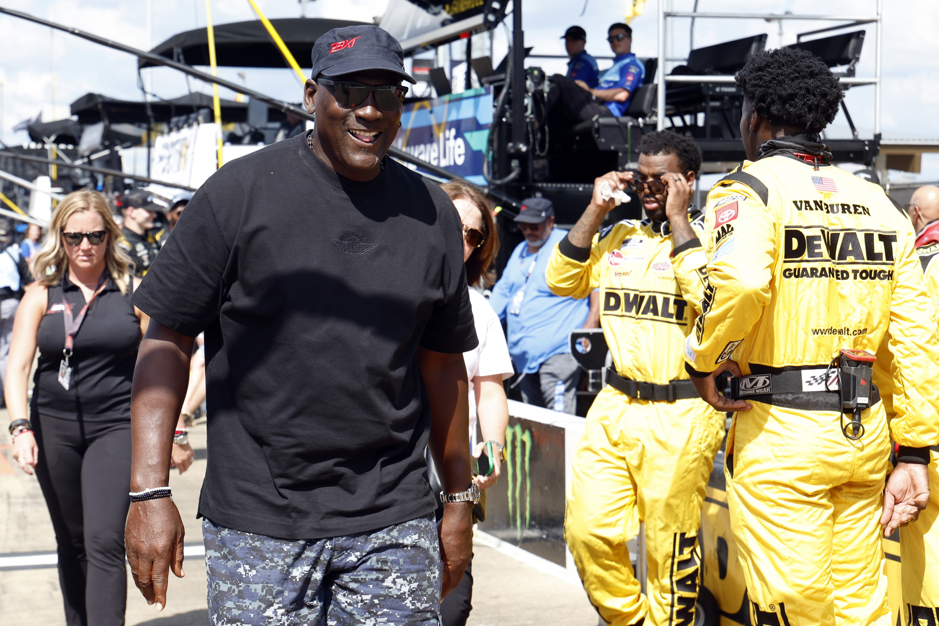 Michael Jordan at the NASCAR Cup