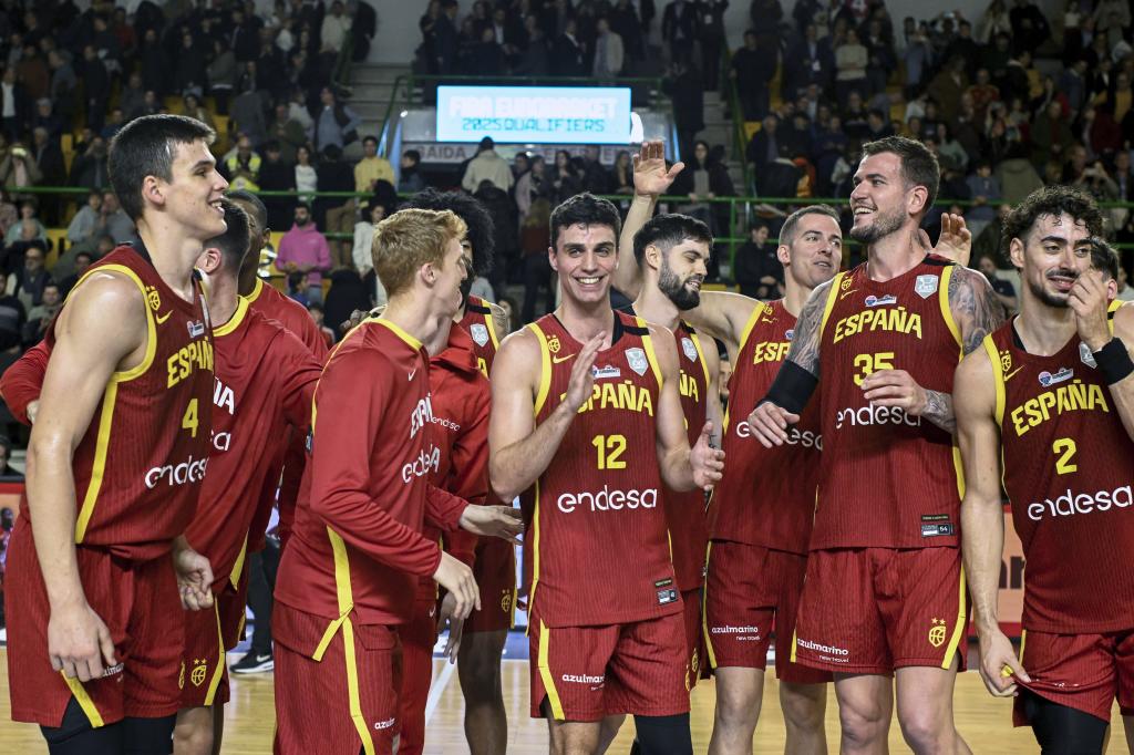 Spain celebrated its qualification for the European Championship.