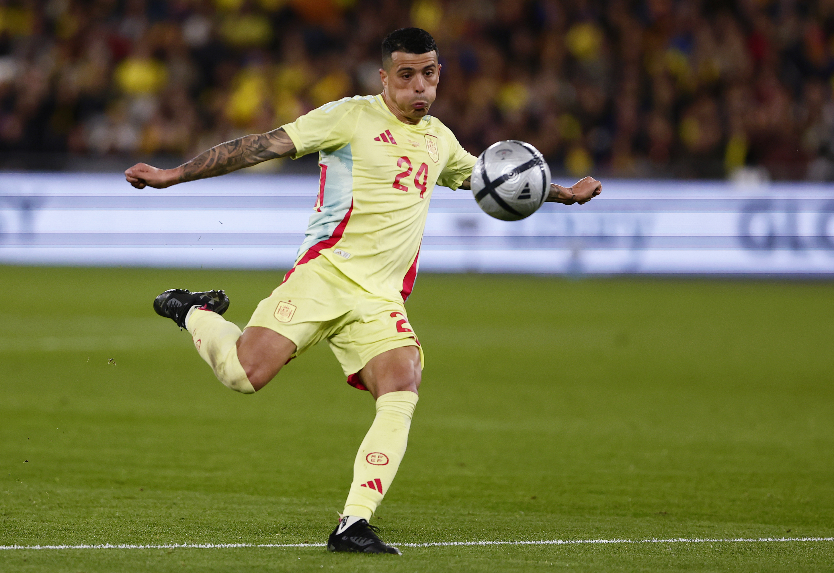 Pedro Boro during a friendly match between Spain and Colombia Pol